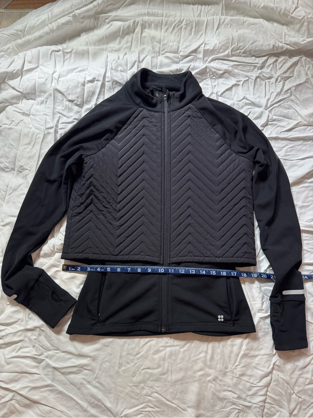 Sweaty Betty Black Quilted Jacket